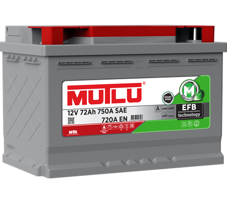 Mutlu Akü 12V 72Ah 680A SFB Seri 3