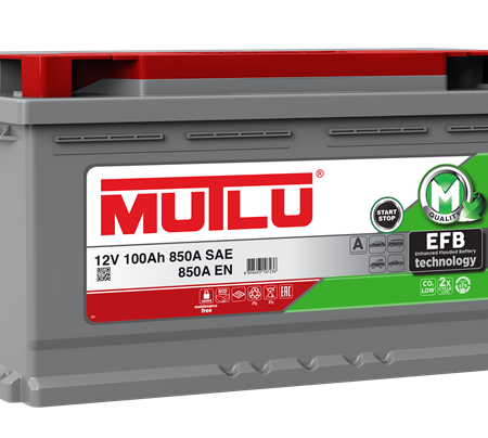 Mutlu Akü 12V 100Ah 850A SFB Seri 3