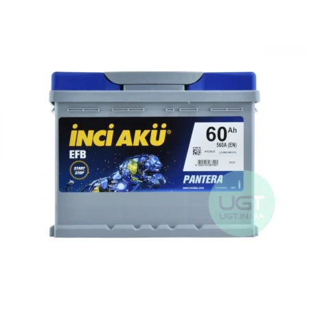 İnci Akü 12V 60Ah EFB MAXTREMA Start-Stop Sağ (+)